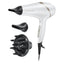 Remington Hydraluxe Hair Dryer 3 Heat And 2 Speed Settings 2 x Concentrators Diffuser 2300W White