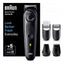 Braun Series 5 Electric Beard Trimmer 40 Length Settings 5 Accessories Ultra Sharp Blade Waterproof Black