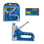 Blue Spot Tools Heavy Duty 3-Way Staple Gun With Staples & Nails Chrome Steel Blue