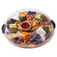 Farberware Build-A-Board Bamboo Divided Serving Board Five Compartments Clear Locking Lid 35.5cm Wood