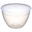 KitchenCraft Plastic Pudding Basin And Lid 1.1 Litres Transparent