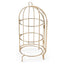 Artesa 3 Tier Afternoon Tea Cake Bird Cage Stand 22 x 42cm Metal Gold