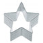 KitchenCraft Star Shaped Metal Cookie Cutter 4cm Small Stainless Steel Silver