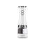 Tower Duo Electric Salt And Pepper Mills Battery Operated Adjustable Ceramic Grinders with ABS Body White/Chrome