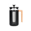 La Cafetiere Pisa 8-Cup Cafetiere French Presses Coffee Maker Borosilicate Glass Stainless Steel Black