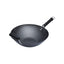 KitchenCraft World of Flavours Oriental Wok 35.5cm Non-Stick Carbon Steel 1 Litre Black