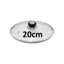 Judge Vista Spare Saucepan Lid Replacement Glass Lid For 20cm Pans Silver