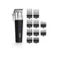 BaByliss Lithium Power Cordless Hair Clippers Quick Charge Taper Level 0.5-25mm 8 Comb Guides (0.8-25mm) Storage Bag Black