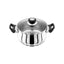 Judge Vista Casserole Pot Medium Stainless Steel With Twin Handles Shatterproof Vented Glass Lid 20cm/2.4 Litres Silver