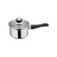 Judge Vista Draining Saucepan 16cm 1.5L Stainless Steel Non-Stick Pan with Vented Glass Lid