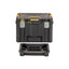Dewalt TSTAK 2.0 VI Deep Tool Storage Case Heavy Duty 23 Litres IP54 Rated Waterseal 30 Kg Weight Capacity Metal Latches No Tote Yellow/Black