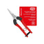 Felco Model 321 Snips 5mm Straight Chrome Coated Snipping Blade Silver/Red