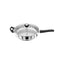 Judge Vista Saute Pan 28cm/2.4 Litres Stainless Steel Large Shatterproof Vented Glass Lid With Helper Handle Silver