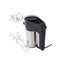 Judge Electricals Twin Blade Hand Mixer With Whisks And Dough Hooks 400W 5 Speed With Turbo Function Black/Silver
