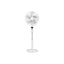 Igenix 16 Inch Digital Pedestal Fan 12 Speed Settings Oscillating Ultra Quiet Adjustable 12hr Timer And Remote Control White