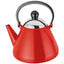 Judge Essentials Induction Stove Top Kettle 1.5 Litre Enamel Whistling Kettle With Phenolic Handle Red