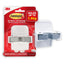 3M Command Broom Gripper 1 Holder with 2 Adhesive Strips White Holds Up to 1.8 kg