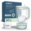 BRITA Limited Edition Borosilicate Glass Water Filter Jug 2.5L Green & White