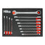 Hilka 12 Piece Metric Ratchet Spanner Set Chrome Alloy Steel 72-Tooth Ratchet 8–19 mm