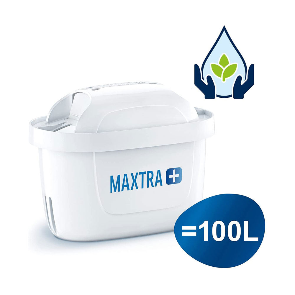 Brita Style Water Filter Jug With MAXTRA+ Filter Cartridges Plastic 2.4 Litres - White Soft Grey