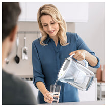 Brita Style Water Filter Jug With MAXTRA+ Filter Cartridges Plastic 2.4 Litres - White Soft Grey