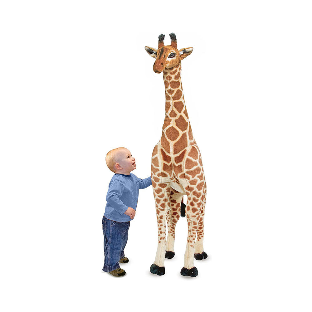 Melissa & Doug Giant Giraffe (Playspaces & Room Decor, Lifelike Stuffed Animal, Soft Fabric, Over 1.4 Metres Tall)