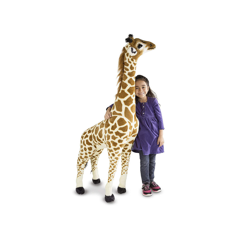 Melissa & Doug Giant Giraffe (Playspaces & Room Decor, Lifelike Stuffed Animal, Soft Fabric, Over 1.4 Metres Tall)