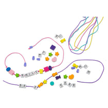 Melissa & Doug Deluxe Wooden Stringing Beads With 200+ Beads and 8 Laces for Jewelry-Making