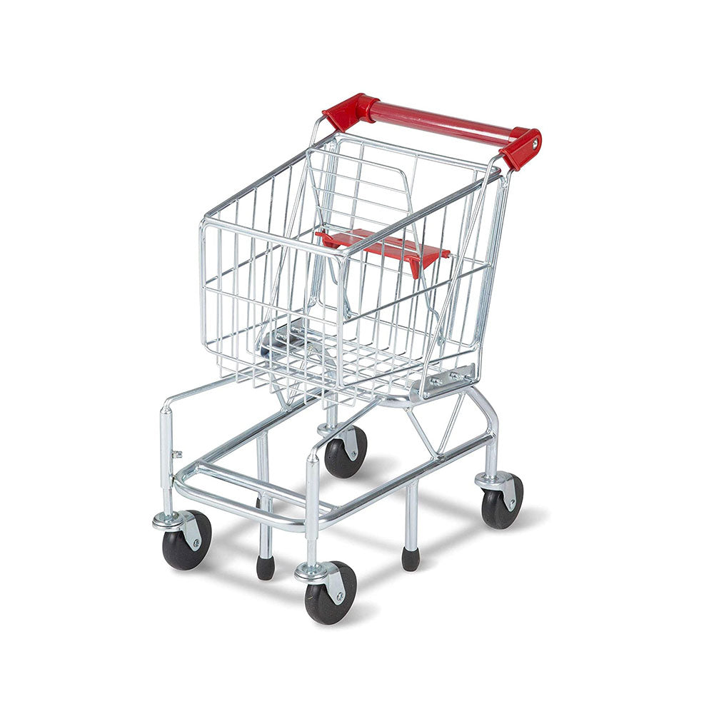 Melissa & Doug Toy Shopping Trolley With Sturdy Metal Frame - Shopping Cart Toy - Metal Grocery Wagon - Multicolor Main image