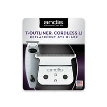 Andis GTX T-Blade Replacement Deep Tooth Blade for Cordless TOutliner Li Trimmer
