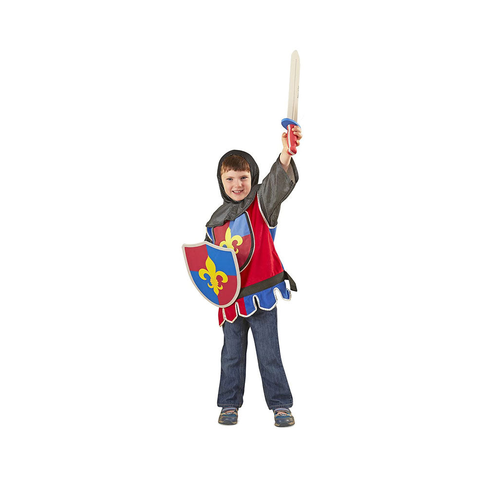 Melissa & Doug Knight Role Play Costume Dress Up Set - Multicolour