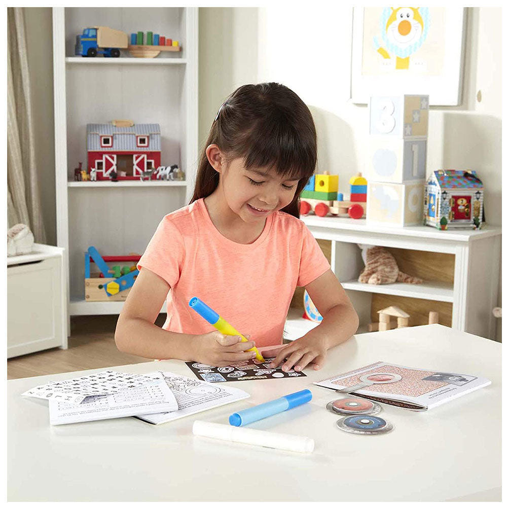 Melissa & Doug On The Go Secret Decoder Deluxe Activity Set & Super Sleuth Toy - Multicolour