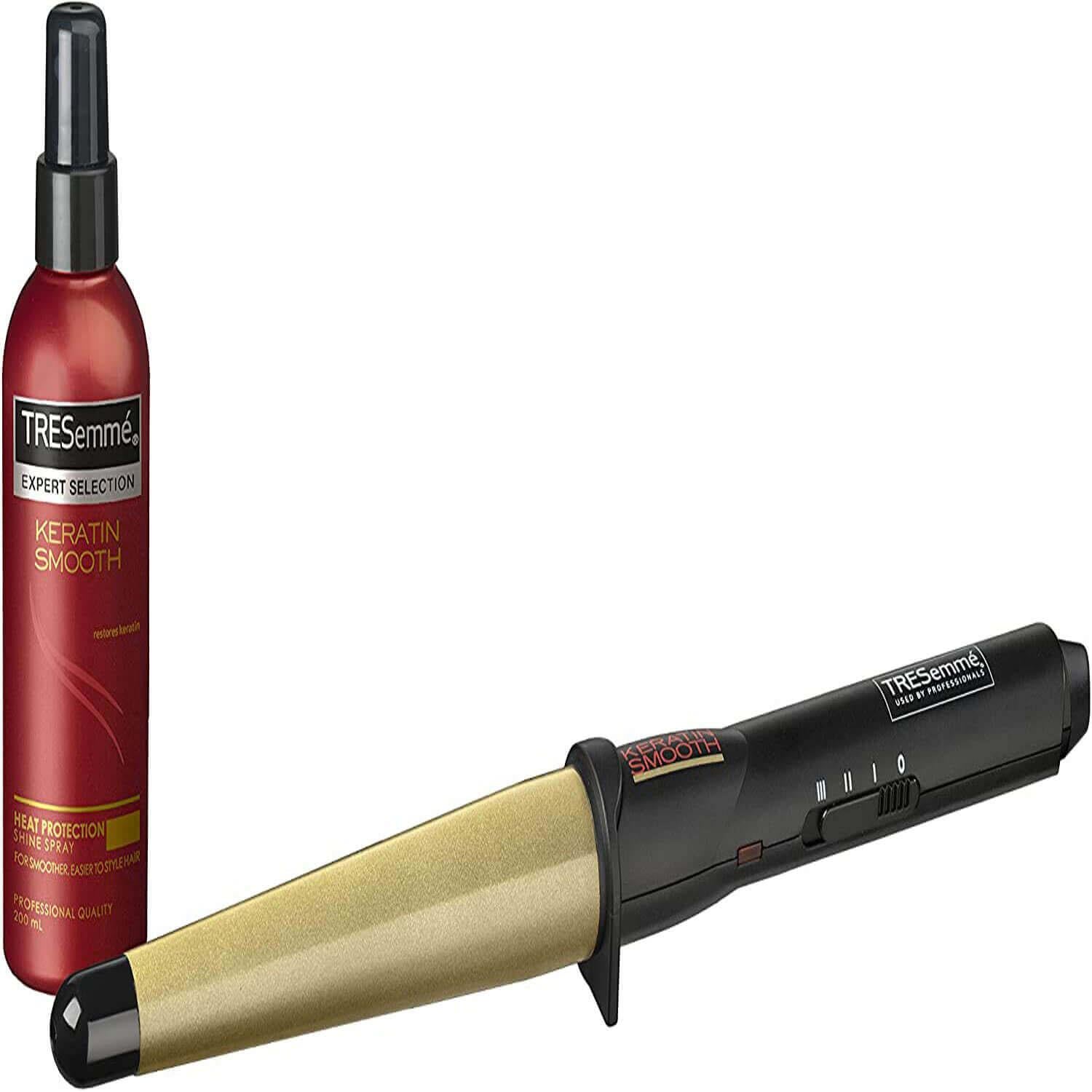 Tresemme Keratin Smooth Expert Selection Hair Curling Styling Wand Tong Secondary image