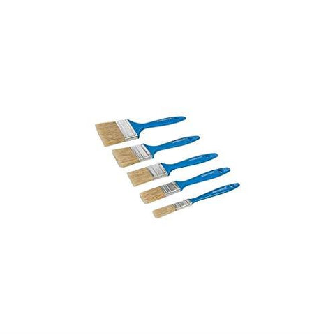 Silverline Disposable Paint Brush Natural 5pce Set - Sizes 12, 25, 40, 50 And 75mm - product photo