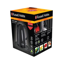 Russell Hobbs Textures Jug Kettle Plastic 3000 W 1.7 Litres - Black