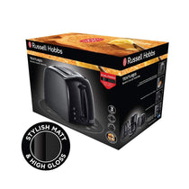 Russell Hobbs Textures 2 Slice Toaster Plastic 850 W - Black
