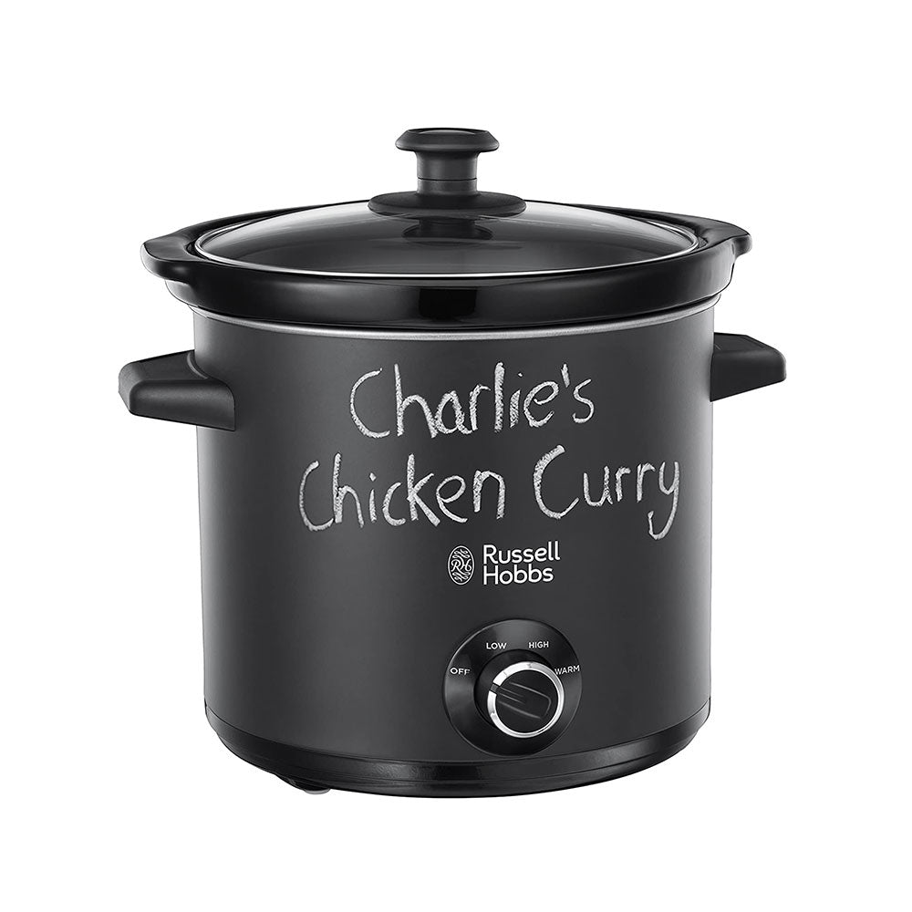 Russell Hobbs Chalkboard Slow Cooker Ceramic 200 W 3.5 Liters - Black