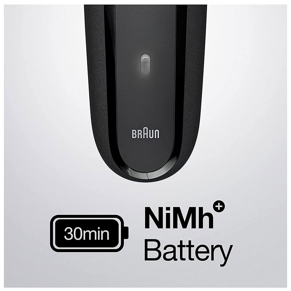 Braun Series 3 Rechargeable Electric Shaver Black 300s Electric Foil Razor