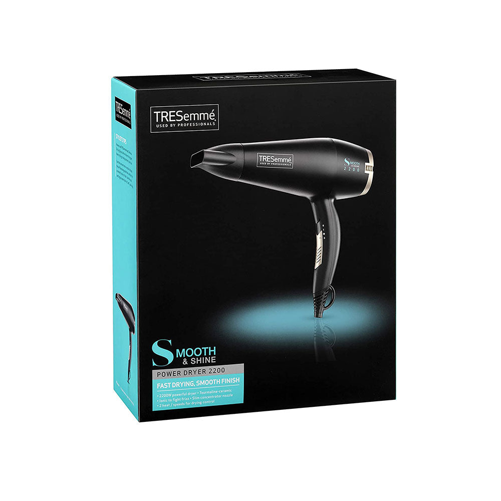 Tresemme Salon Professional Power Hair Dryer 2 Heat Speeds & Cool Setting 2200W