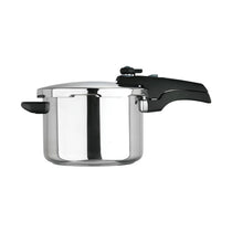 Prestige Smart Plus Pressure Cooker Non Stick Stainless Steel 6 Liter - Black