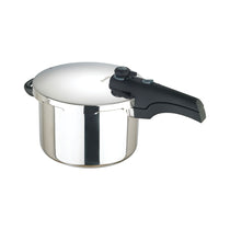 Prestige Smart Plus Pressure Cooker Non Stick Stainless Steel 6 Liter - Black
