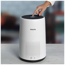 Philips Series 800 Compact Air Purifier with Real Time Air Quality Feedback Anti-Allergen - White/Black