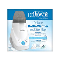 Dr. Brown Deluxe Bottle Warmer And Steriliser - White And Grey