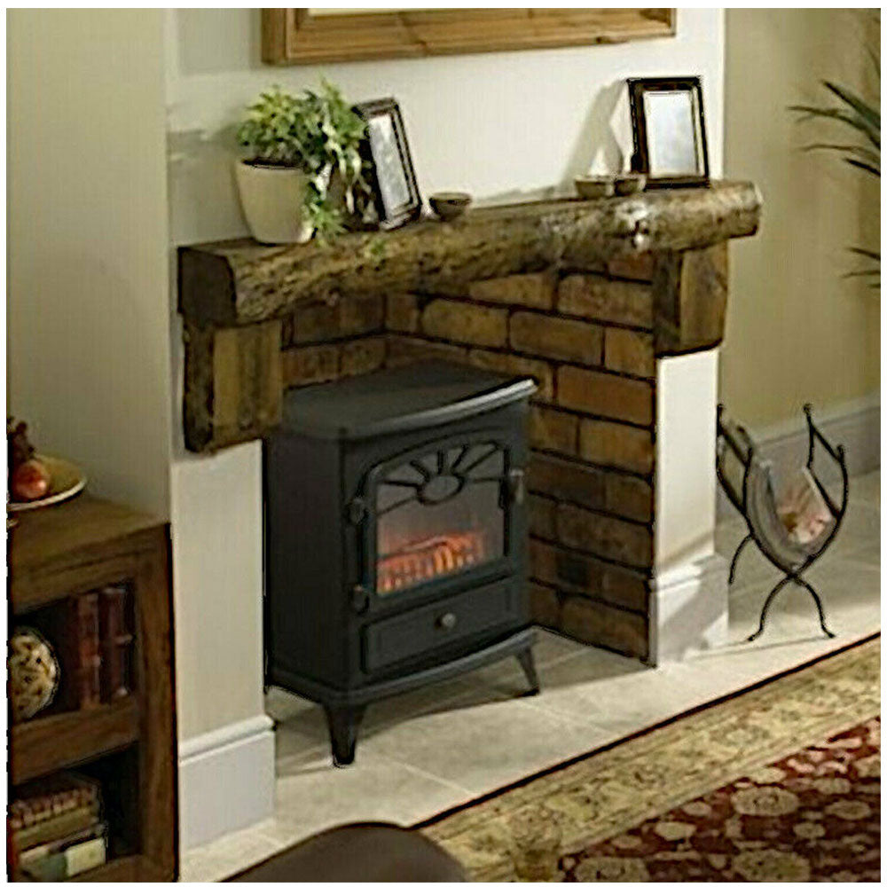 Focal Point Fires Electric Stove Fire 1850 W - Black Secondary image