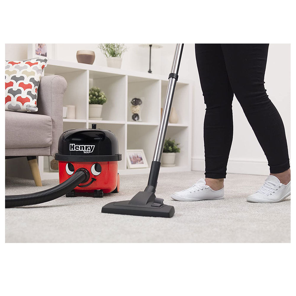 Numatic Henry Compact Bagged Cylinder Vacuum Cleaner 620 W 6 Litres - Red/Black