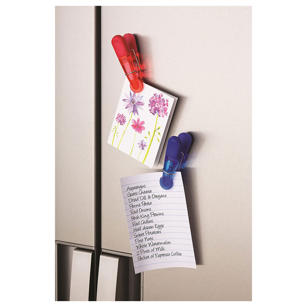 KitchenCraft Magnetic Memo Clips / Bag Sealers Assorted - Set of 7
