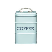 KitchenCraft Living Nostalgia Coffee Storage Canister - Vintage Blue