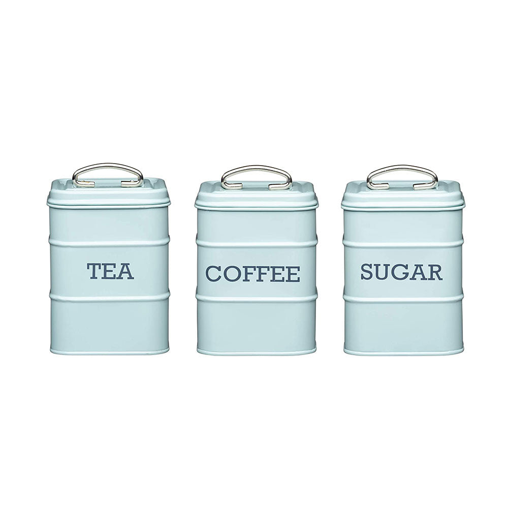 KitchenCraft Living Nostalgia Coffee Storage Canister - Vintage Blue