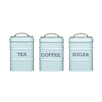 KitchenCraft Living Nostalgia Coffee Storage Canister - Vintage Blue