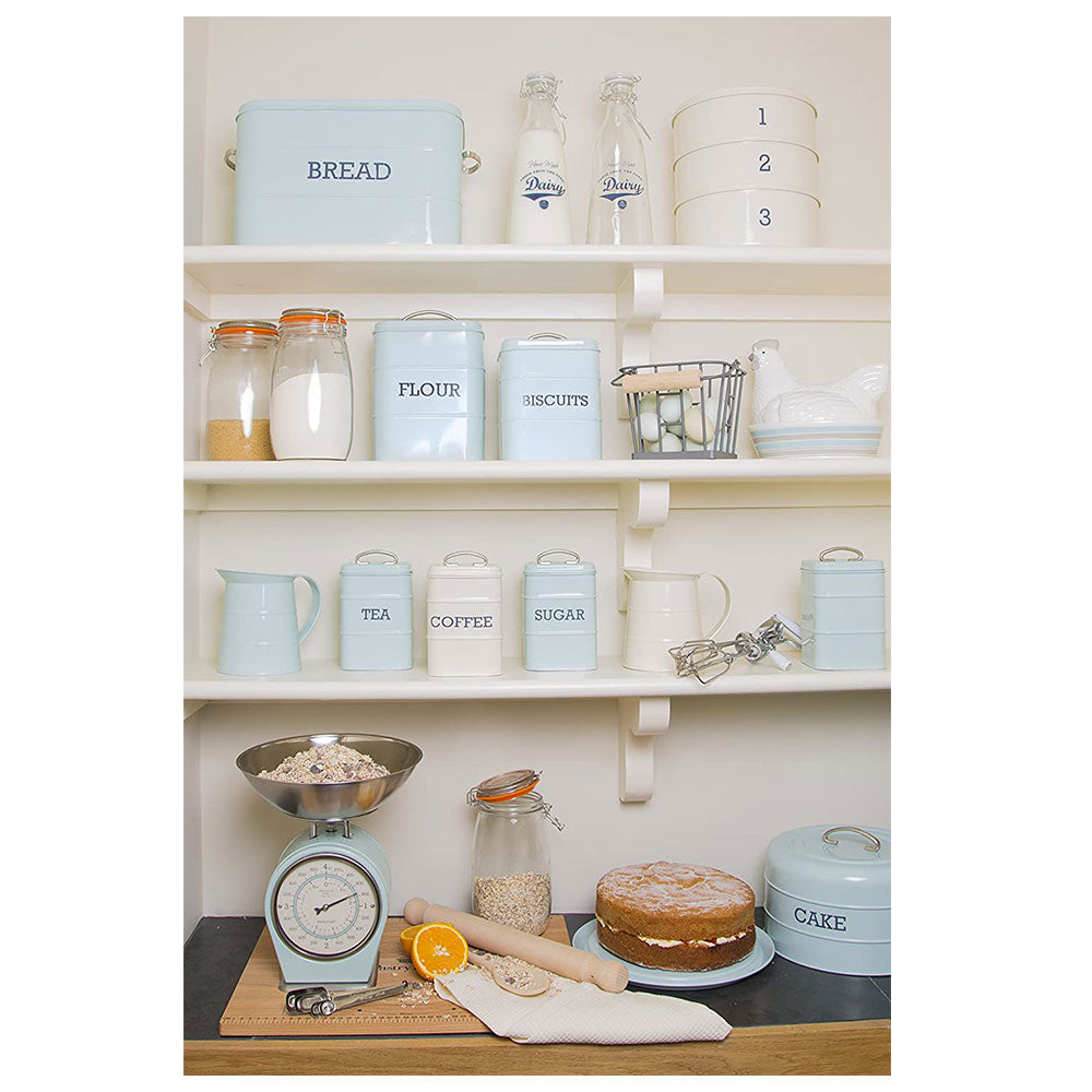 KitchenCraft Living Nostalgia Coffee Storage Canister - Vintage Blue